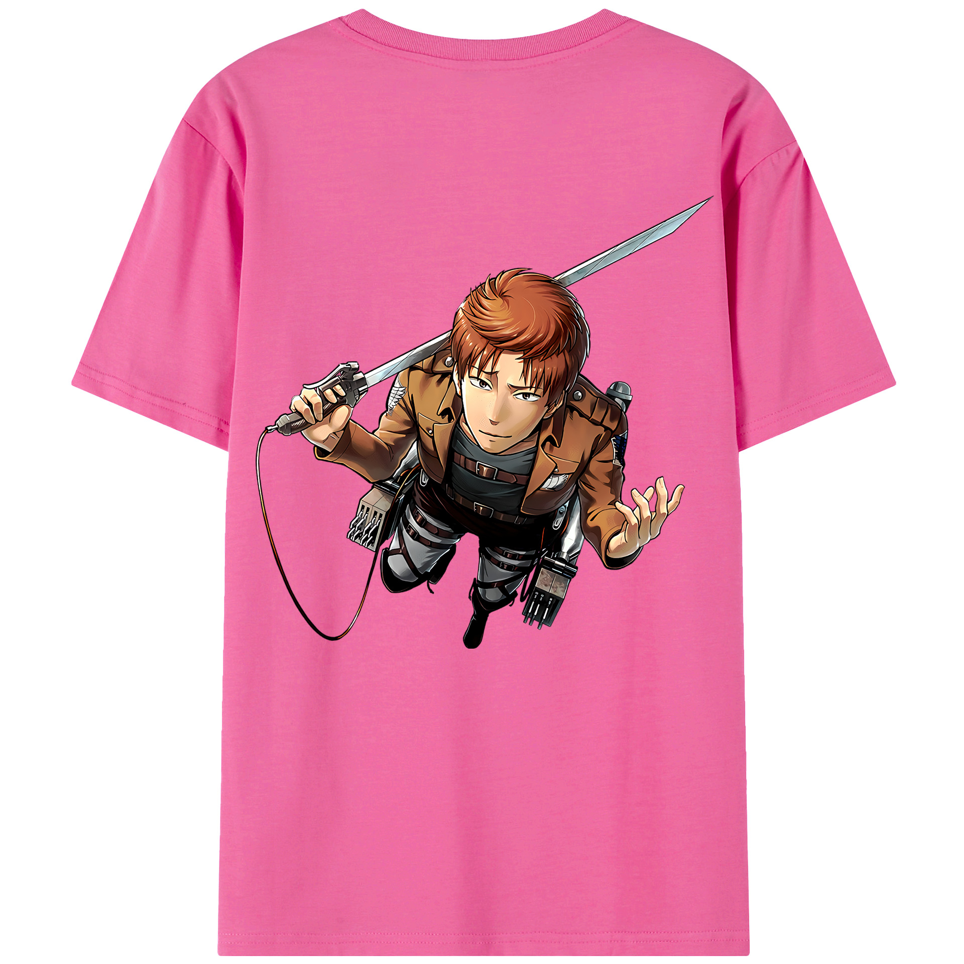 （画像用） 進撃の巨人 Attack on Titan レディース半袖Tシャツ(バックプリント)